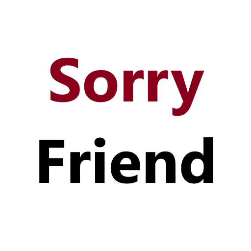 Sorry Message for Friend
