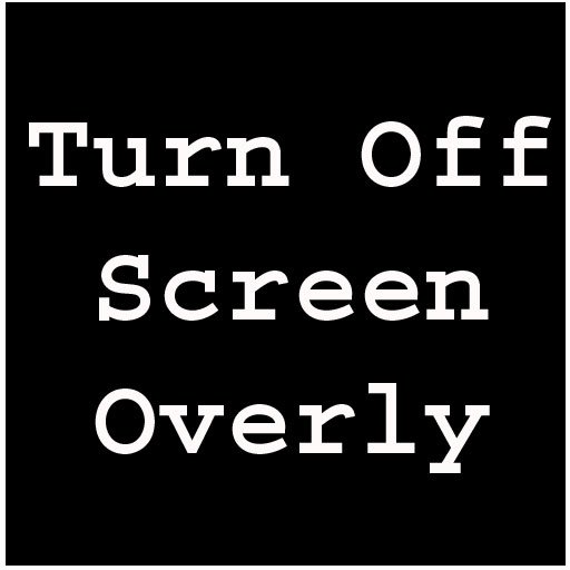 How to turn off screen overlay