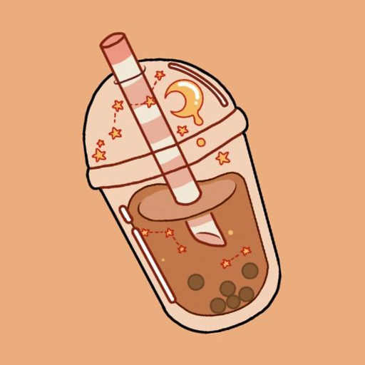 Aesthetic Tea Boba Wallpaper