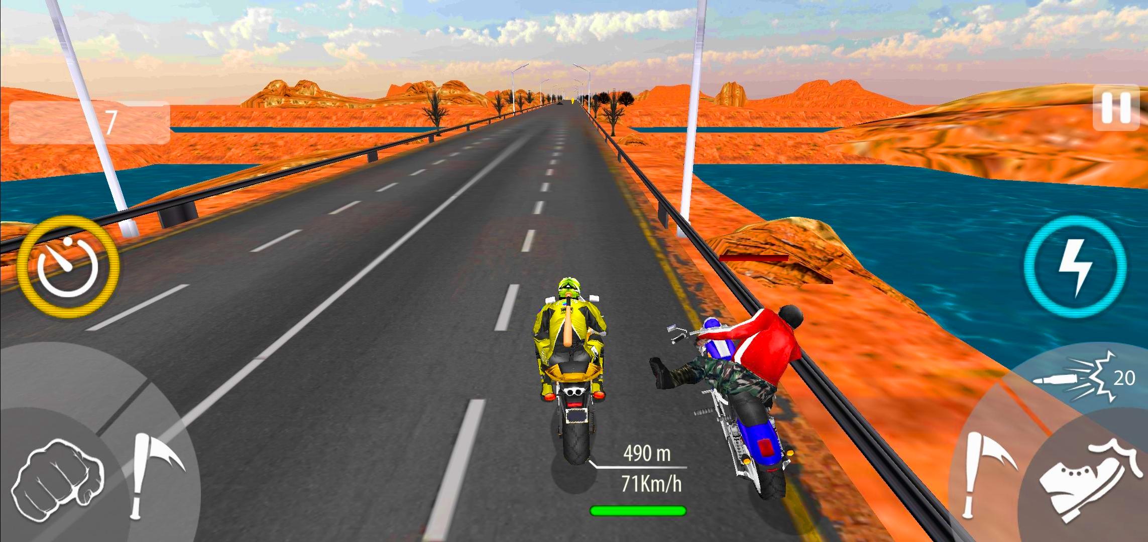 Download Bike Traffic Racer: Road Rash android on PC