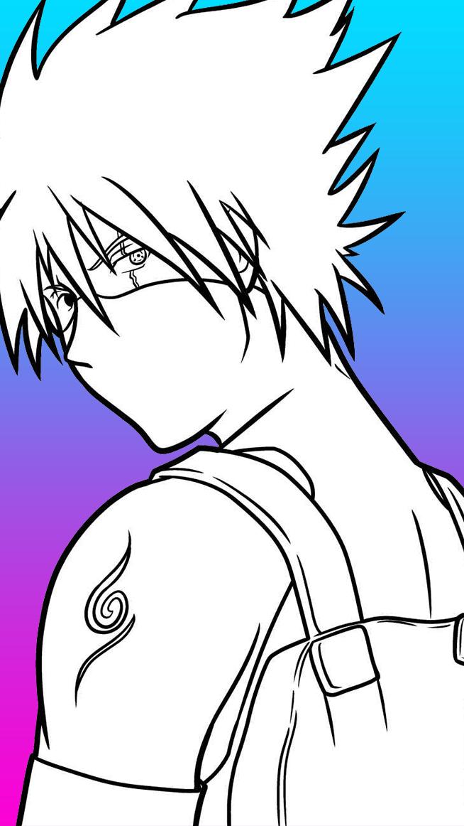 10 desenhos do Minato para baixar, imprimir e colorir - Naruto Hokage