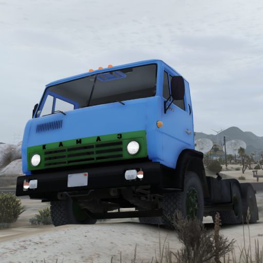 KAMAZ Russian Cargo Truck