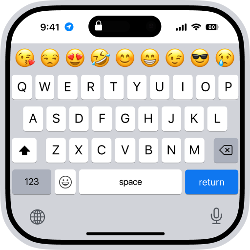 iphone 15 Keyboard Fonts Emoji
