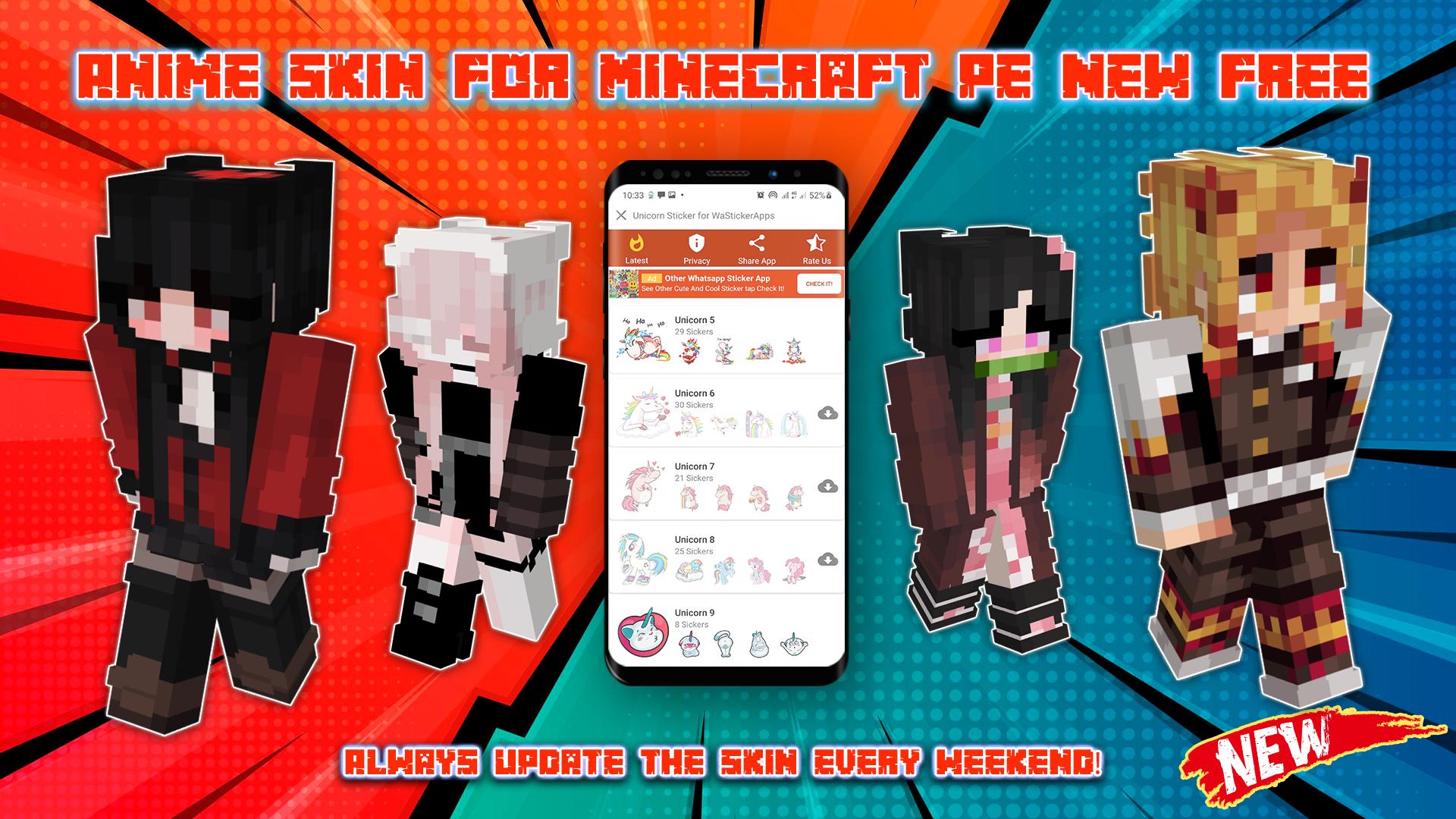 Descargar Anime Skin Minecraft Android en PC | GameLoop Oficial