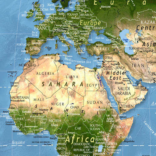 Physical World Map