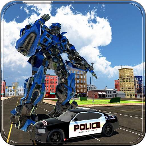 US Police Car Robot Transform