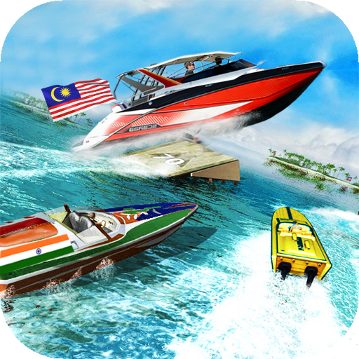 Speed Boat Racing Stunts & Water Surfing 3D Game