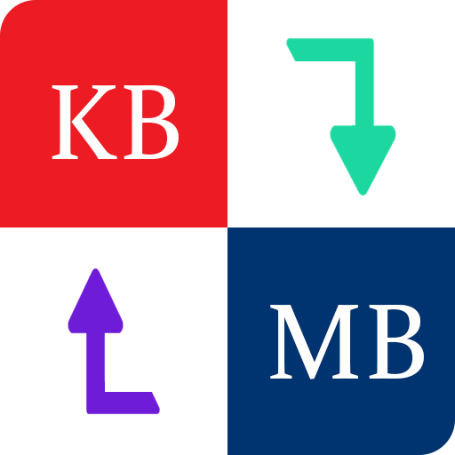 Byte Converter - KB to MB MB to GB or GB to KB