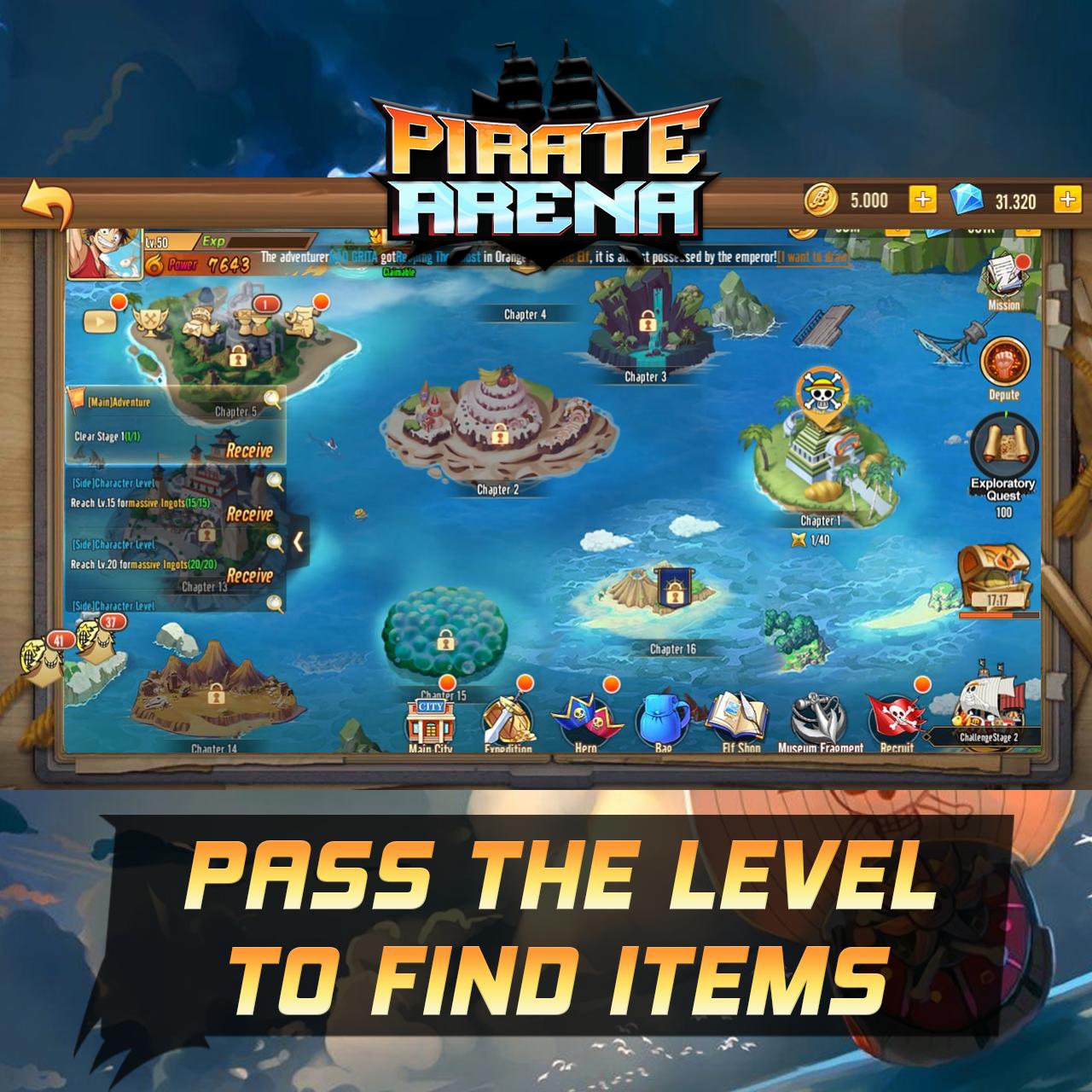 Скачать Pirate Arena Mobile на ПК | Официальный представитель GameLoop