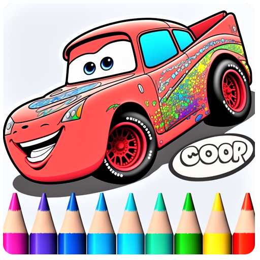 Mcqueen car coloring book