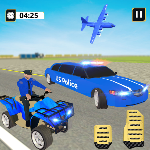 米国 警察 リムジン 車 トランスポーター ゲーム