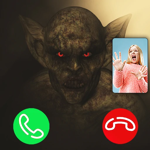 Spooky Ghost Fake Video Call