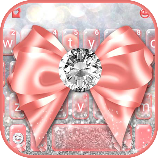 Pink Diamond Bow Klavye Teması