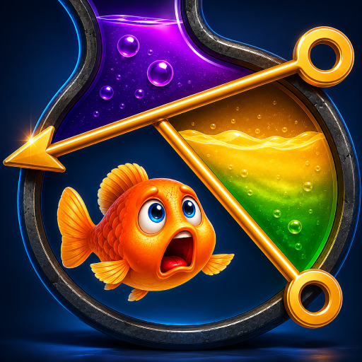魚を救う-ピンゲームを引くさかなげーむ