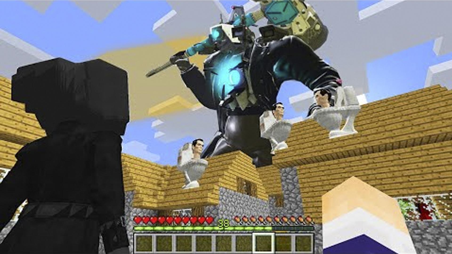 Download Mod Titan Cameraman Minecraft android on PC