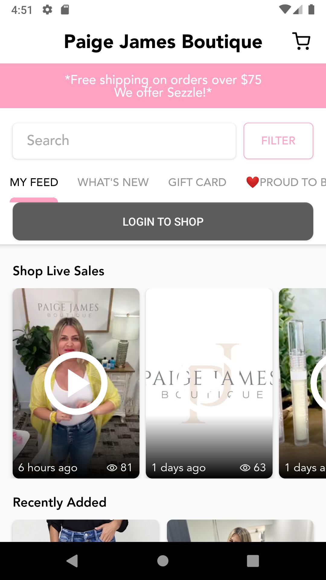 Download Paige James Boutique android on PC