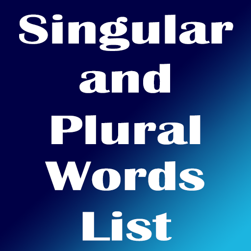 Singular and Plural Words List