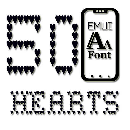 Hearts Fonts for Huawei / Hono