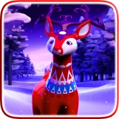 Christmas Deer Live Wallpaper