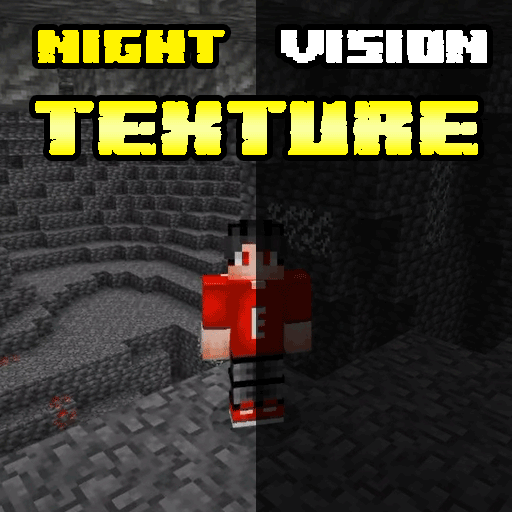 Night Vision Texture for MCPE