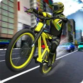 瘋狂的交通自行車騎士 3D