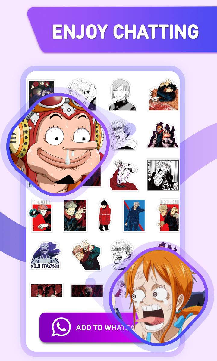 Скачать Anime Stickers for WhatsApp на ПК | Официальный представитель  GameLoop