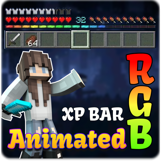 Animated RGB XP Bar for MCPE