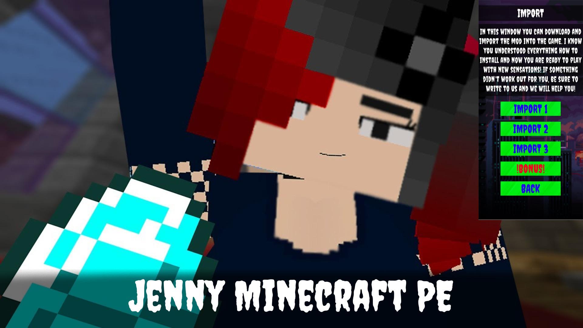 Download Jenny Mod for Minecraft PE android on PC