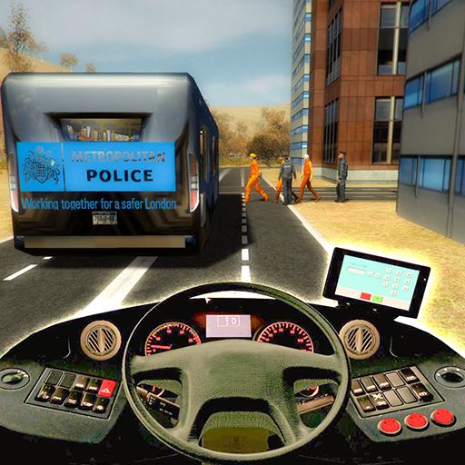 Polis bus şehir Mahkum görev