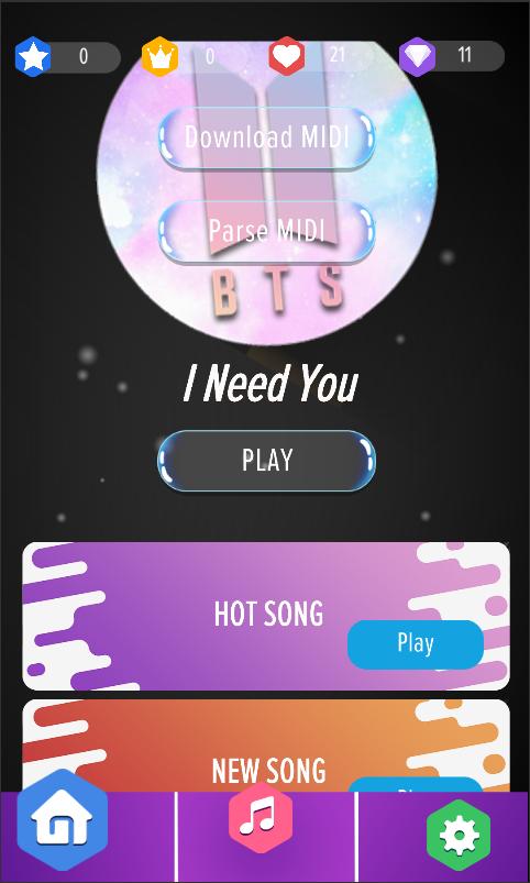 ARMY BTS Piano Tiles para Android - Download