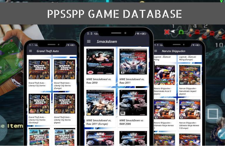 Game File Iso Database PSP Emu para Android - Download