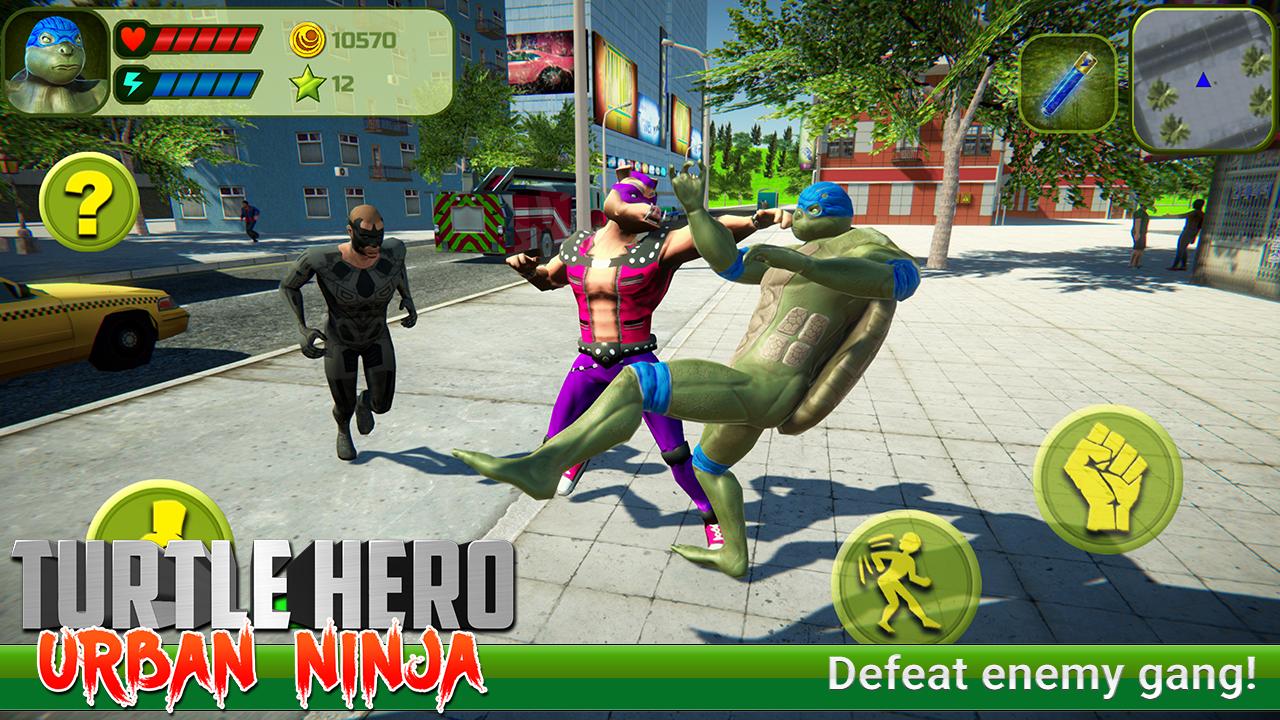 Скачать Turtle Hero: Urban Ninja на ПК | Официальный представитель GameLoop