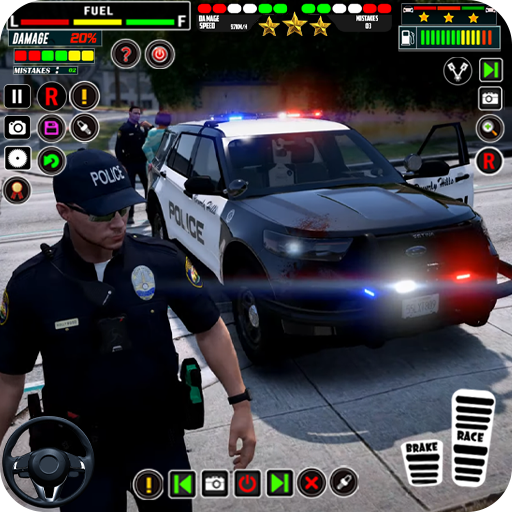 Sim Parking Kereta Polis Maju