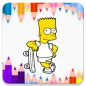 Bart Simpson Coloring