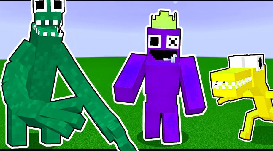 purple rainbow friends Minecraft Skin