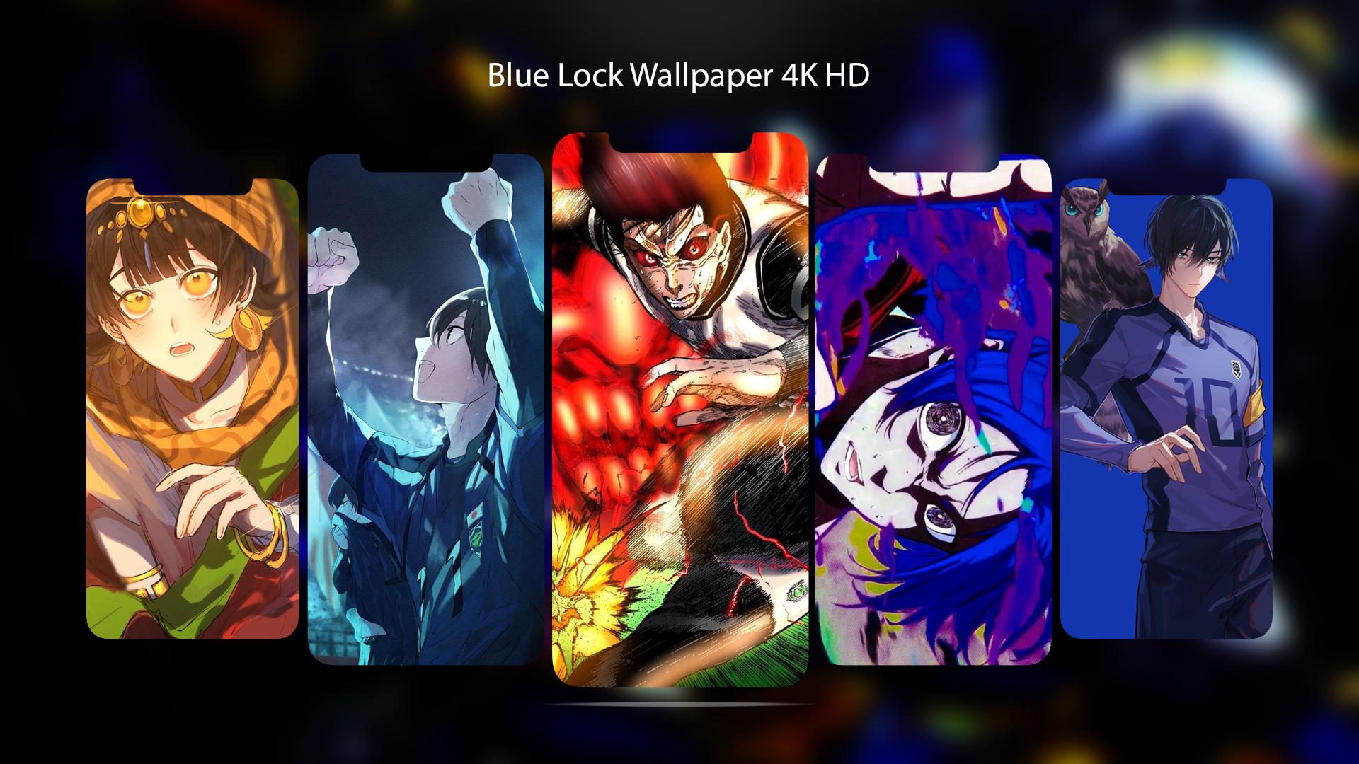blue lock anime wallpaper