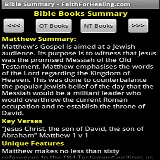 Bible Summary