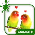 Lovebirds Keyboard + Wallpaper