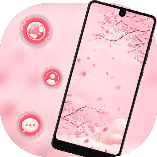 Emotion theme beautiful pink f