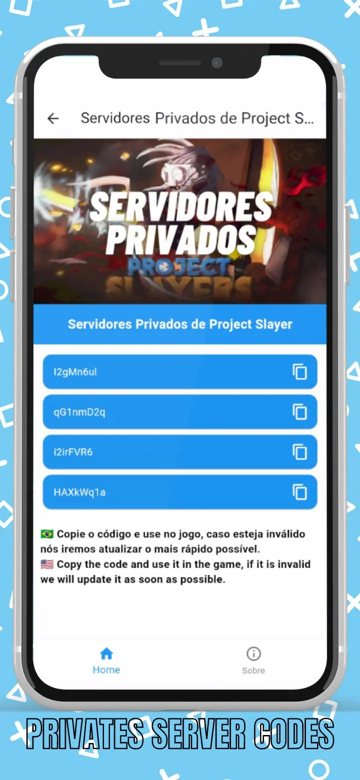 Download Project Slayers Codes Privados android on PC