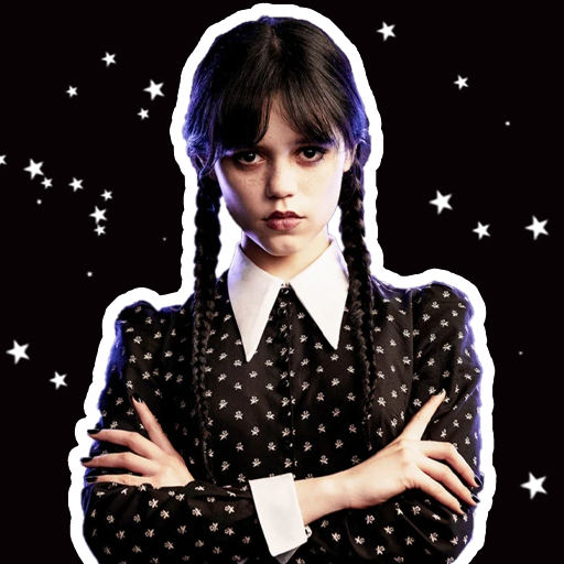 Wednesday Addams Stickers WTS