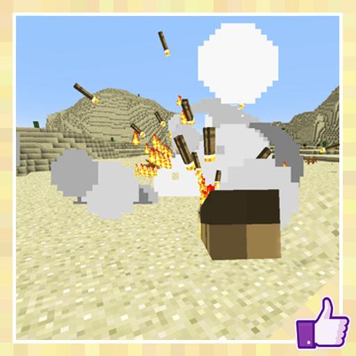 Rocket launcher - Guns mod for MCPE