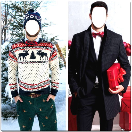 Christmas Men Photo suit