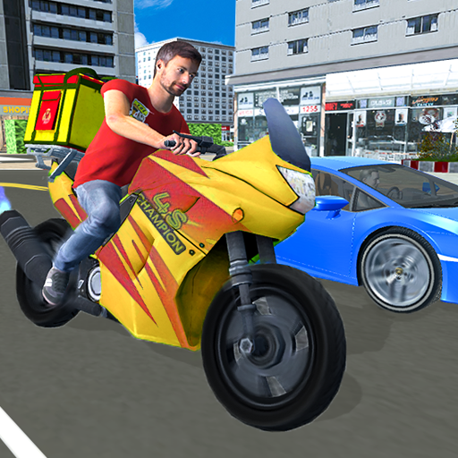 Moto Pizza Boy Delivery Games
