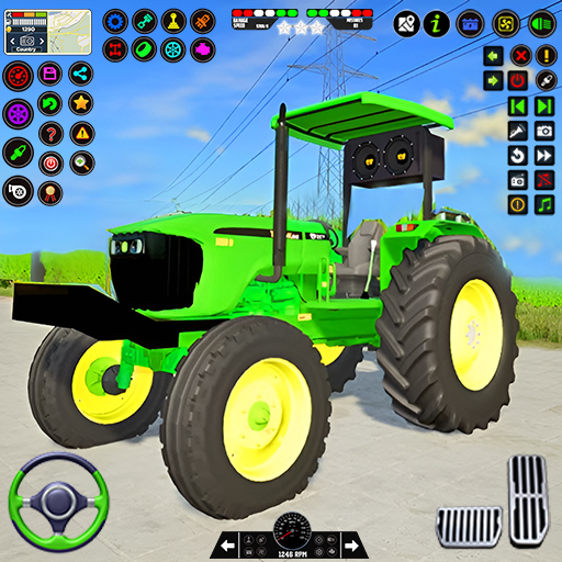 Farming Game 3D Tractor Game