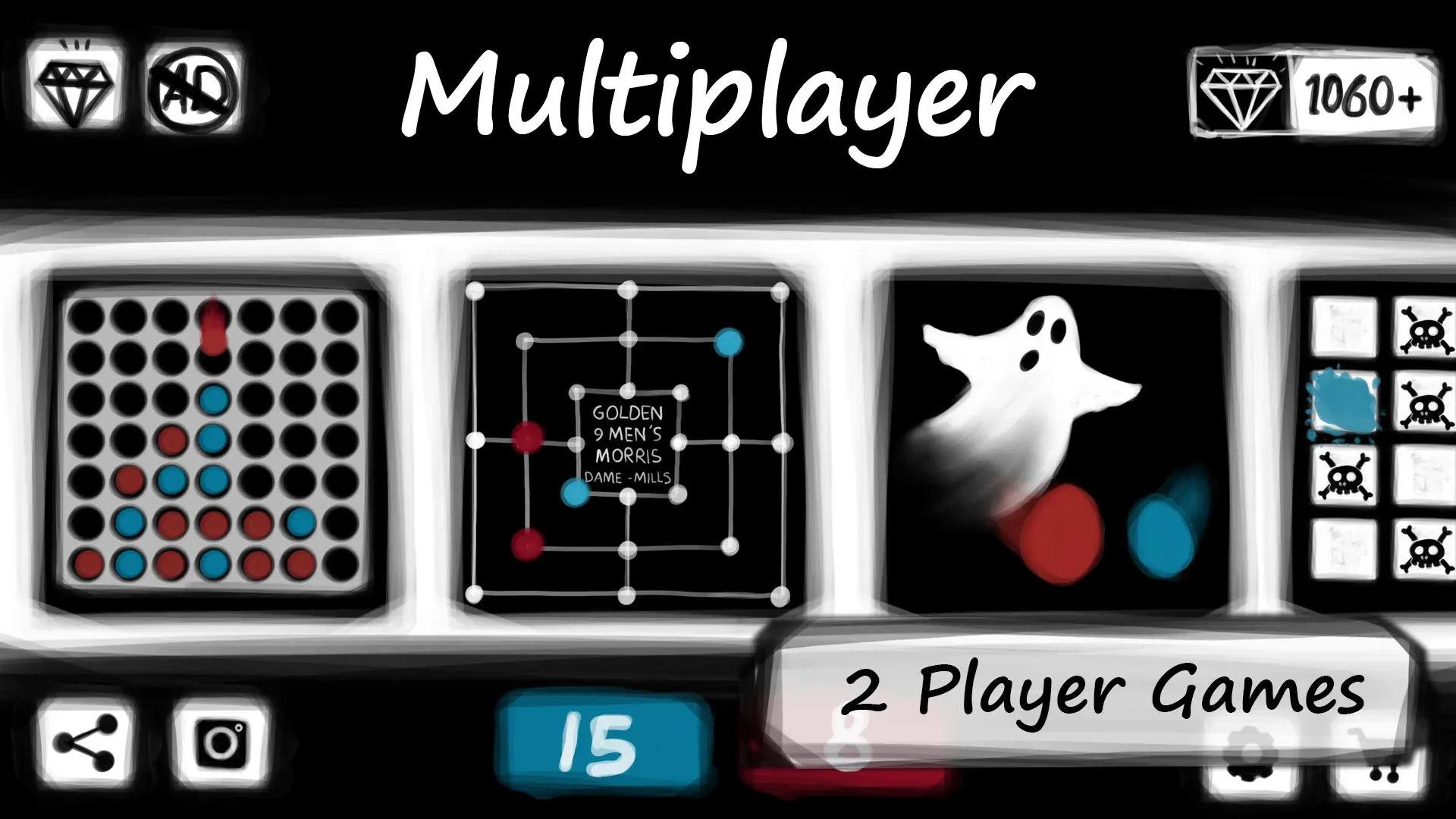 Download 2 player games : Fun multiplay android on PC