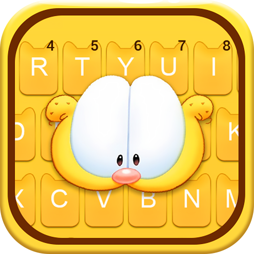 Cartoon Fat Cat Keyboard Theme