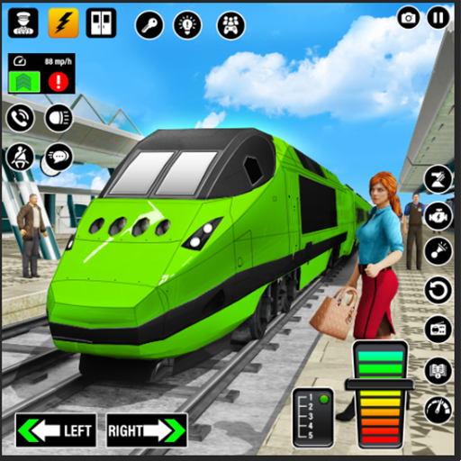 城市 火車 模擬- 火車 遊戲 3d