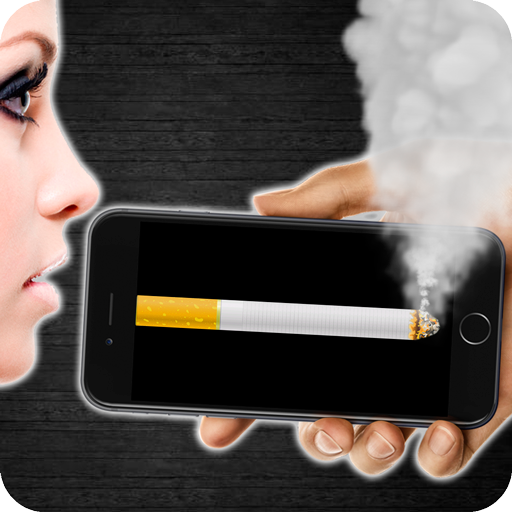 Smoking in phone