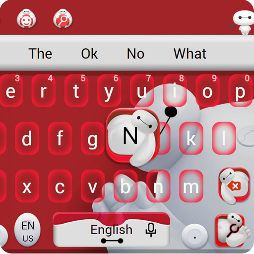 baymax keyboard theme